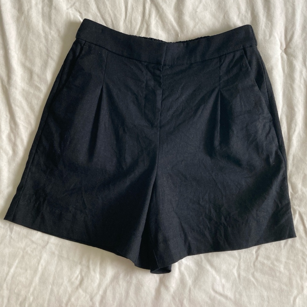 J. Crew EUC Linen-Blend Elastic-Back Shorts